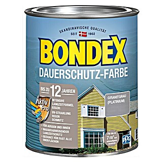 Bondex Dauerschutzfarbe (Platinum/Granitgrau, 750 ml)