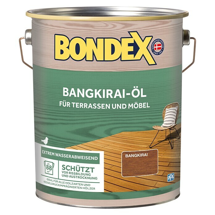 Bondex Bangkirai-Öl (4 l, Matt, Lösemittelbasiert)
