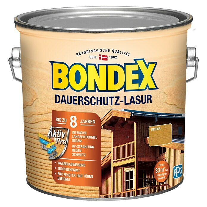 Bondex Dauerschutzlasur (Kiefer, 2,5 l, Glänzend)