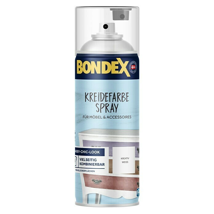 Bondex Peinture à la craie en spray Blanc créatif