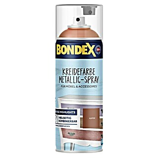Bondex Kreidespray Metallic für Möbel & Accessoires (Kupfer, 400 ml, Seidenmatt)