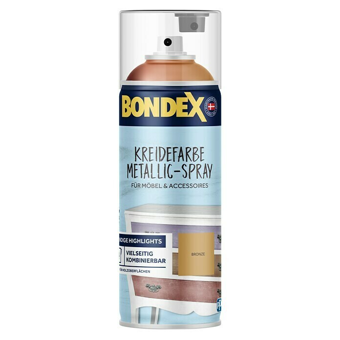Bondex Vernice a gesso spray effetto metallico bronzo
