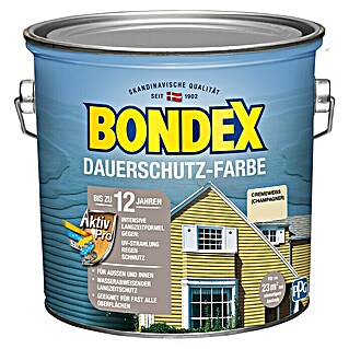 Bondex Dauerschutzfarbe (Cremeweiß/Champagner, 2,5 l)