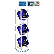 Simonrack Simonbottle Estantería para cajas de bebidas (Al x An x Pr: 180 x 40 x 30 cm, Carga límite balda: 100 kg, Número de baldas: 3 ud., Inserción, Blanco) | BAUHAUS