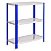 Simonrack Simonhome Metallregal (L x B x H: 40 x 80 x 90 cm, Traglast: 100 kg/Boden, Anzahl Böden: 3 Stk., Blau)
