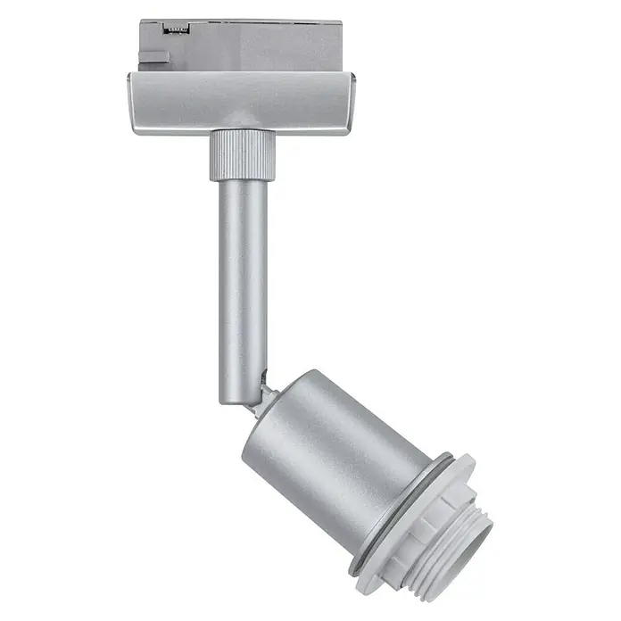 Paulmann URail LED-Spot DecoSystems - Lampenfassung: E14, Farbe: Chrom matt - Silberne Schienenleuchte zur Deckenmontage. Elegantes Design für moderne Beleuchtung mit verstellbarem Kopf für gezielte Lichtakzente.