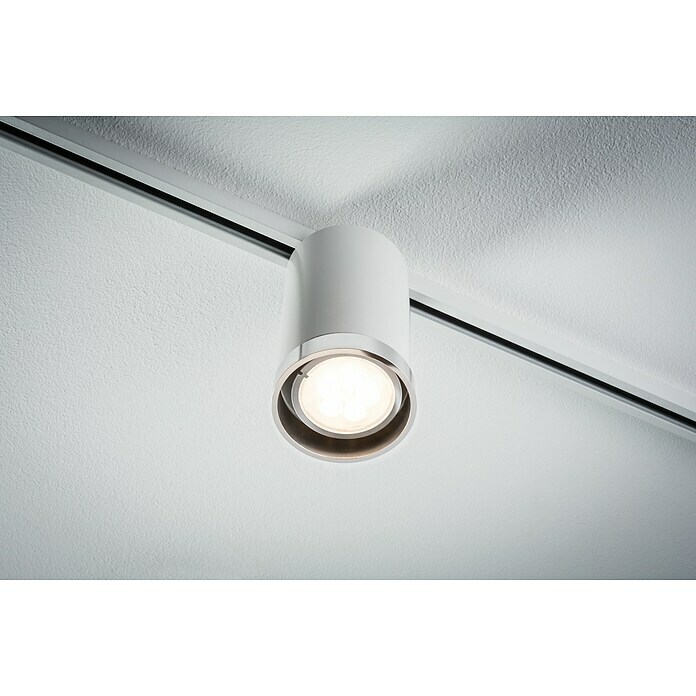 Paulmann URail LED-Spot Tube (Weiß, GU10, Ø x H: 6,5 x 12,8 cm) | BAUHAUS