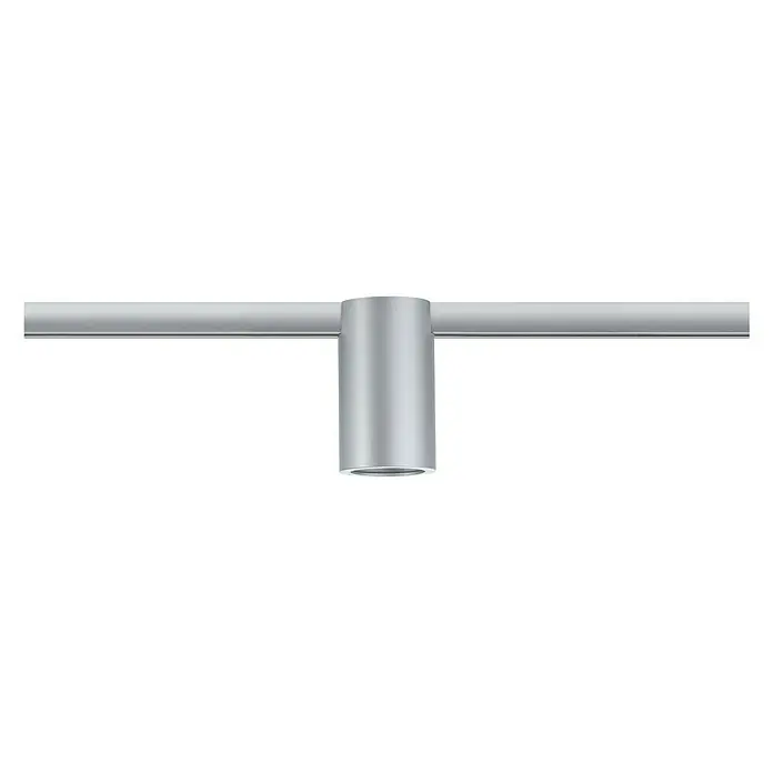 Paulmann URail Deckenleuchte Ceiling Socket - 20 W, Lampenfassung: E27, Chrom matt - Silberne Bad-Accessoires: Handtuchhalter mit schlichtem, modernem Design und minimalistischer Ästhetik für stilvolle Badezimmer.