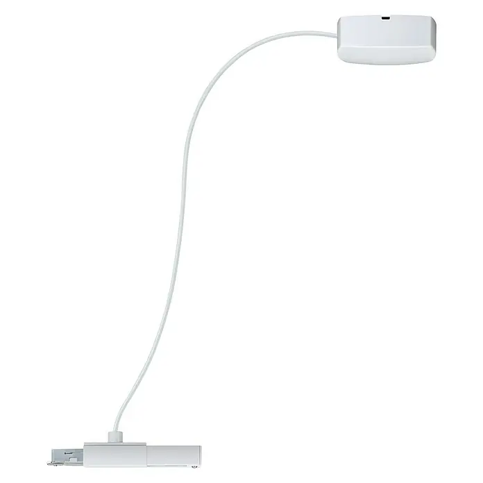 Paulmann URail Stromeinspeisung Cable Feed - Weiß, 2 m - Die LED Leuchte mit flexiblen Arm ist ideal für Schreibtische und Arbeitsbereiche. Die Lampe ist weiß und hat ein modernes Design.