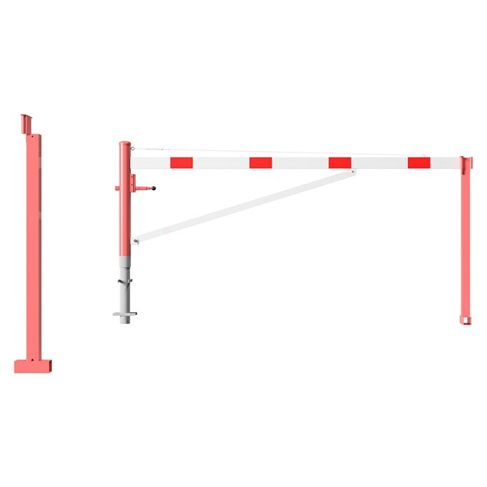 Schake Drehschranke (Mit Seilzugverstärkung & Diagonalverstrebung, Art Schloss: Vorhängeschloss, Länge: 3.000 mm) | BAUHAUS