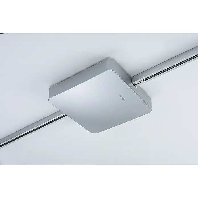 Paulmann URail Mittel-Einspeisung Zigbee - 300 W, Chrom - Deckenleuchte von Paulmann in Silber, quadratisch und modern für eine stilvolle Beleuchtung.