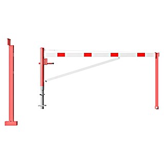 Schake Drehschranke (Mit Seilzugverstärkung & Diagonalverstrebung, Art Schloss: Dreikantverriegelung, Länge: 3.000 mm)