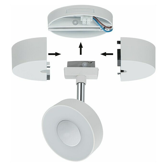 Paulmann URail LED-Spot Spot-Base (Weiß, 10 cm) | BAUHAUS