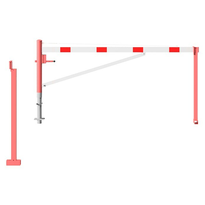 Schake Drehschranke (Mit Seilzugverstärkung & Diagonalverstrebung, Art Schloss: Profilzylinderschloss, Länge: 3.000 mm) | BAUHAUS