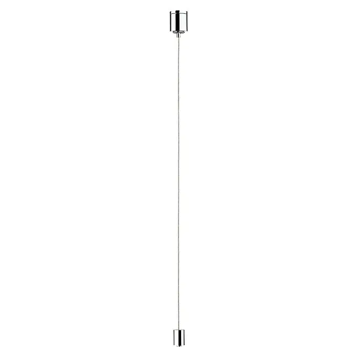 Paulmann URail Schienensystem - 1,8 x 200 cm - Ein schlichter, stilvoller, silberfarbener Deckenfluter mit einem minimalistischen Design, perfekt für moderne Wohnräume.