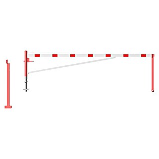 Schake Drehschranke (Mit Seilzugverstärkung & Diagonalverstrebung, Art Schloss: Dreikantverriegelung, Länge: 5.000 mm)