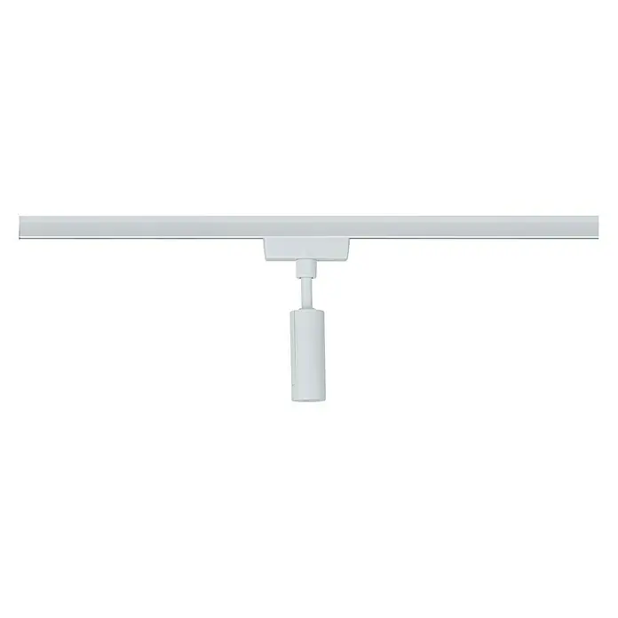 Paulmann URail Pendeladapter Universal - Weiß - Weiße LED-Badezimmerleuchte mit zylindrischem Diffusor und geradlinigem Design für moderne Badezimmer.