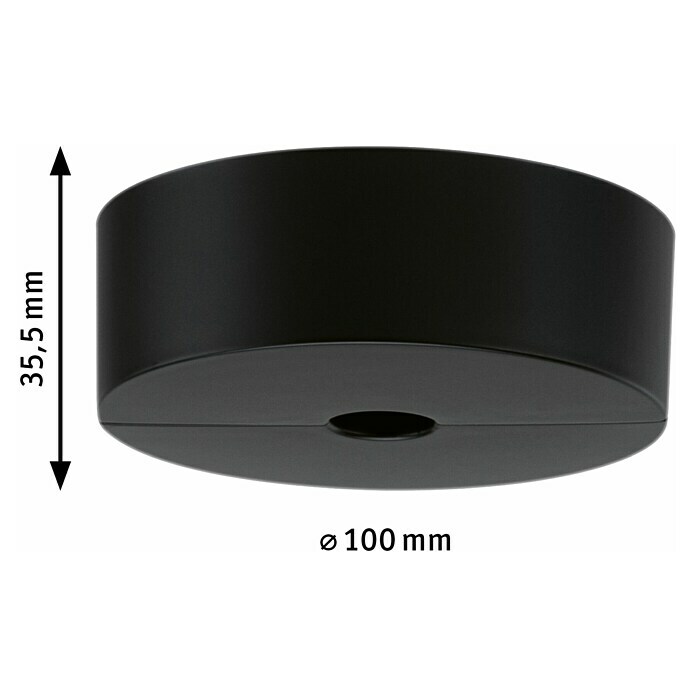 Paulmann URail LED-Spot Spot-Base (Schwarz matt, 10 cm) | BAUHAUS