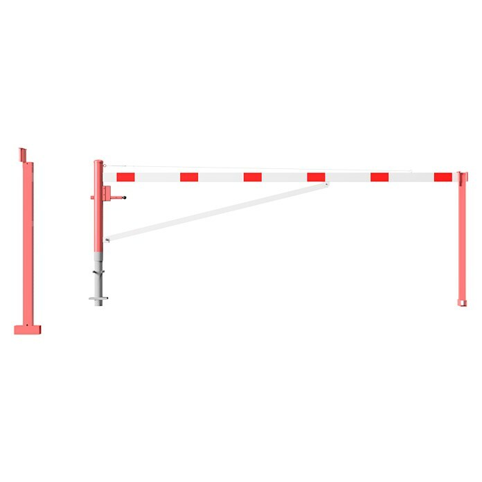 Schake Drehschranke (Mit Seilzugverstärkung & Diagonalverstrebung, Art Schloss: Dreikantverriegelung, Länge: 4.000 mm) | BAUHAUS