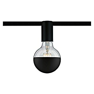 Paulmann URail Deckenleuchte Ceiling Socket (20 W, Lampenfassung: E27, Schwarz matt)