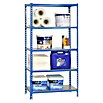 Simonrack Simonclick Metallregal (L x B x H: 40 x 110 x 200 cm, Traglast: 180 kg/Boden, Anzahl Böden: 5 Stk., Blau)