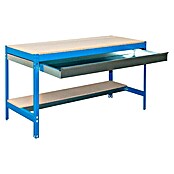 Simonrack Simonwork Werkbank (L x H: 76 x 84,2 cm, Breite: 151 cm, Traglast: 600 kg, Blau)