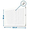 Simonrack Simonwork Lochwand (B x H: 60 x 150 cm, Weiß)