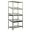 Simonrack Simonclick Metallregal (L x B x H: 50 x 100 x 200 cm, Traglast: 200 kg/Boden, Anzahl Böden: 5 Stk., Silber)