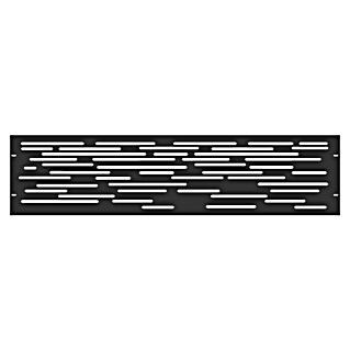 Gabio Zaunelement Lines (197,5 x 45 cm, Stahl, Anthrazit)