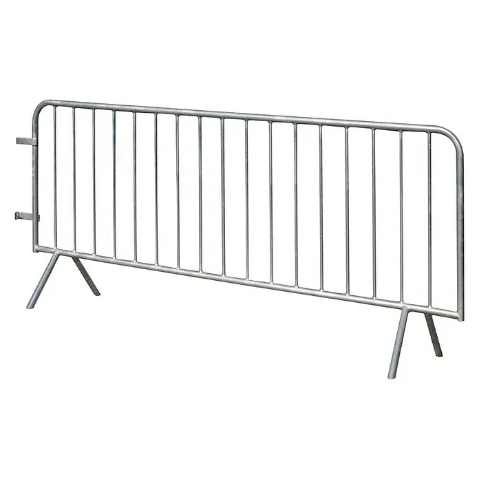 Schake Absperrgitter Typ B - L x H: 2,5 x 1,1 m - Metall Absperrgitter für Veranstaltungen, zur Lenkung von Menschenmassen oder zur Erhöhung der Sicherheit bei Baustellen.