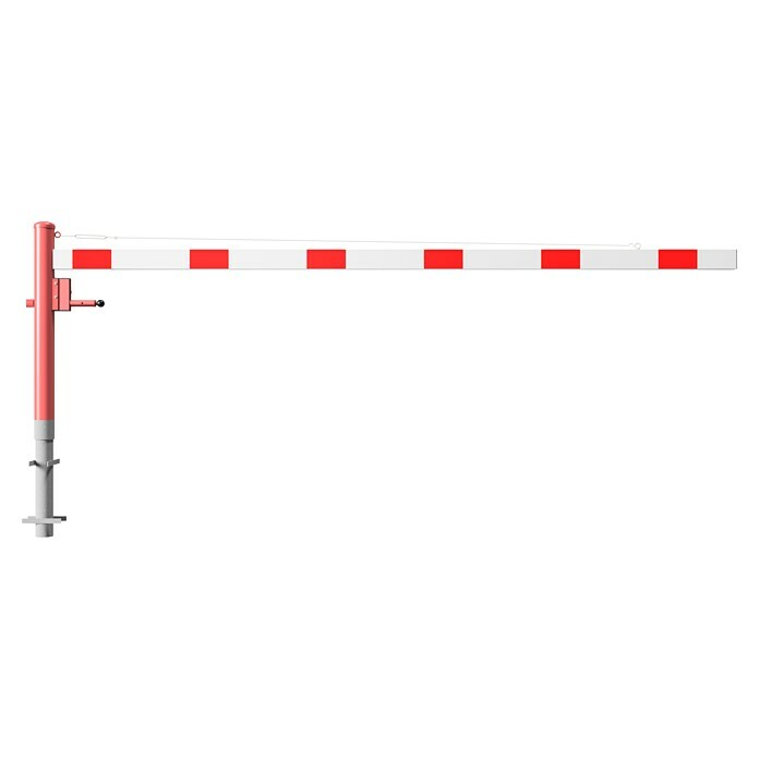 Schake Drehschranke (Mit Seilzugverstärkung, Art Schloss: Dreikantverriegelung, Länge: 3.500 mm) | BAUHAUS