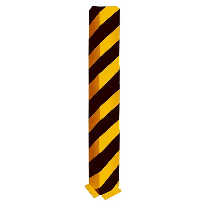 Schake Anfahrschutz - L x B x H: 1.204 x 164 x 164 mm - Gelb-schwarzer Eckschutz mit Streifenmuster zum Schutz von Ecken und Kanten vor Beschädigungen durch Fahrzeuge oder andere Geräte.