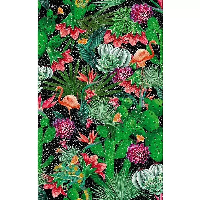 D-c-fix Trendyline Klebefolie Cintia - 150 x 45 cm, Grün/Pink, Selbstklebend - Detailaufnahme