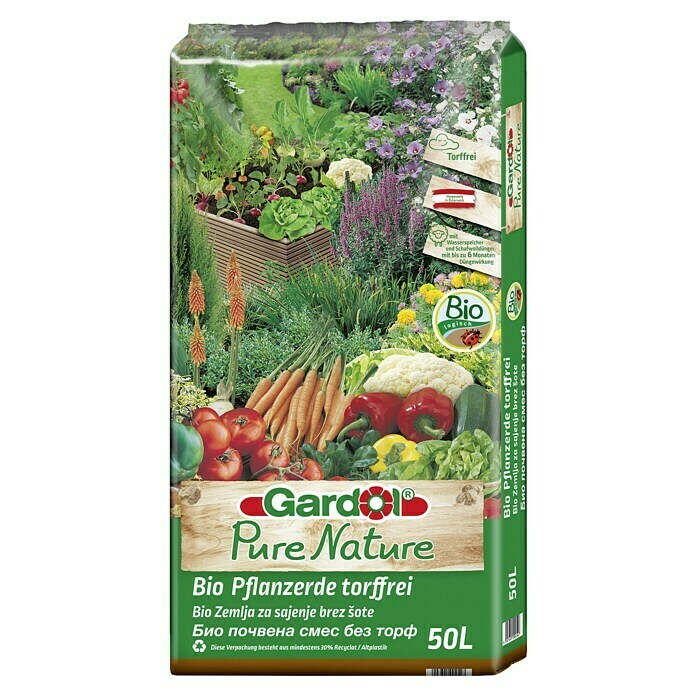 Gardol Pure Nature BioPflanzerde (50 l, Torffrei) BAUHAUS