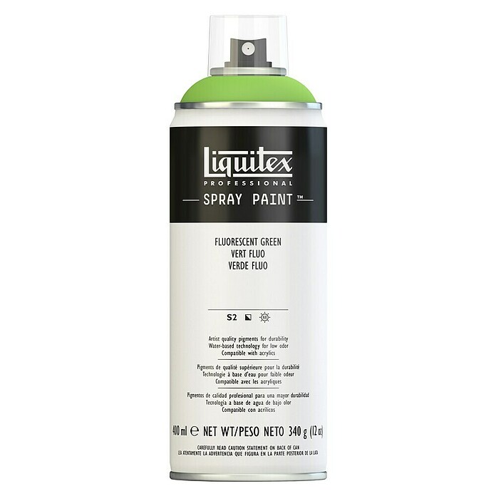Liquitex Professional Lak za raspršivanje Fluorescent Green  (Srednje zelena, 400 ml) | BAUHAUS