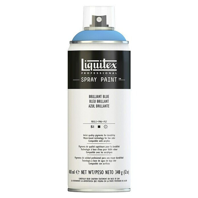 Liquitex Professional Lak za raspršivanje Brilliant Blue  (Nebesko plava, 400 ml) | BAUHAUS