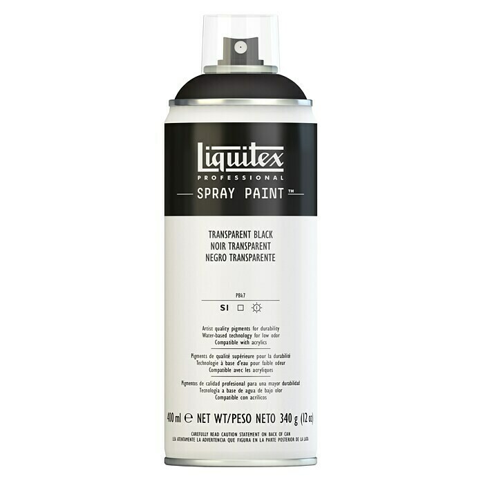 Liquitex Professional Sprej u boji  (Transparent Black, 400 ml) | BAUHAUS
