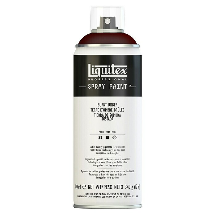 Liquitex Professional Lak za raspršivanje Burnt Umber  (Crna/Smeđa, 400 ml) | BAUHAUS