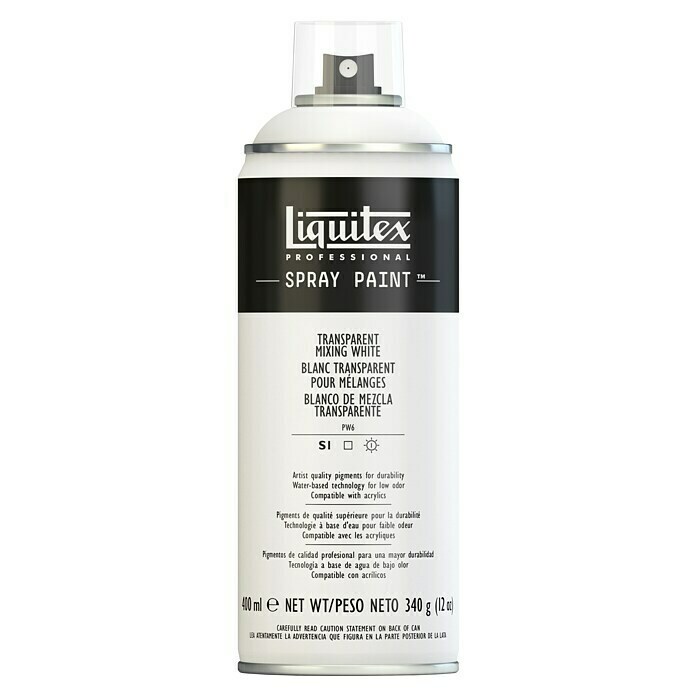 Liquitex Professional Sprej u boji  (Transparent Mixing White, 400 ml) | BAUHAUS
