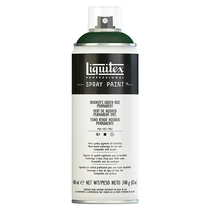 Liquitex Professional Lak za raspršivanje Hooker’s Green Hue Permanent  (Zelena, 400 ml) | BAUHAUS