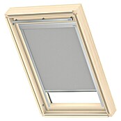 Velux Dachfensterrollo Classic DBL M08 4204 (Farbe: Grau - 4204, Farbe Schiene: Aluminium, Manuell) | BAUHAUS