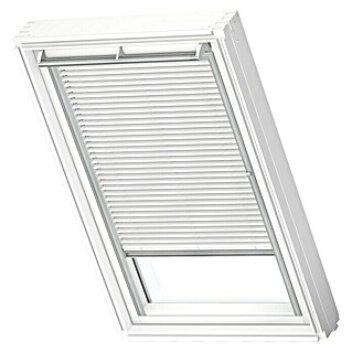 Velux Dachfenster-Jalousie PAL FK06 7001S (Farbe: Weiß - 7001S, Farbe Schiene: Aluminium, Manuell)