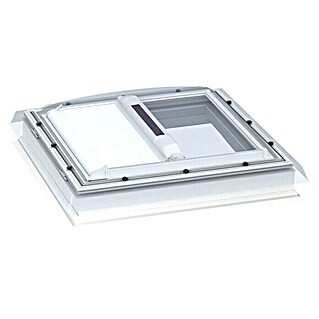 Velux Dachfenster-Markise Solar MSG 090090 6090WL (Farbe: Weiß transparent - 6090WL, Solarbetrieben)