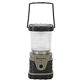BAUHAUS Luz de camping LED Linterna Grande (Funciona con pilas, Marrón/Negro, Altura: 18 cm)