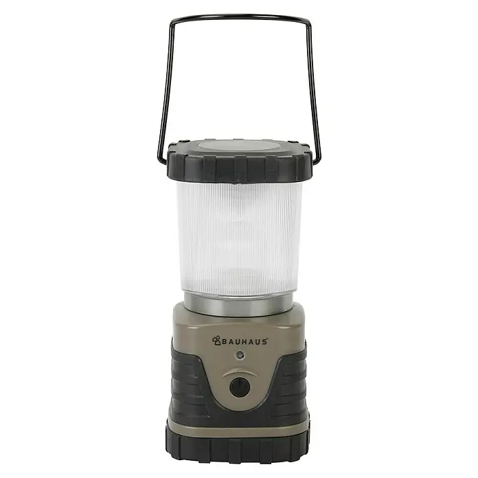 BAUHAUS Campinglampe Laterne Big - 9 x 9 x 18 cm, 150 lm - Eine robuste, tragbare Campinglampe von Bauhaus, ideal für Outdoor-Abenteuer und Notfälle. Das Licht ist hell und langlebig.