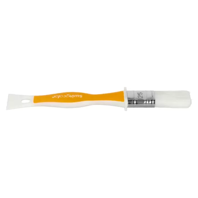 swingcolor Komfort Flachpinsel Lack Ergo - Breite Borsten: 25 mm, All-in-one-Borsten, Kunststoff