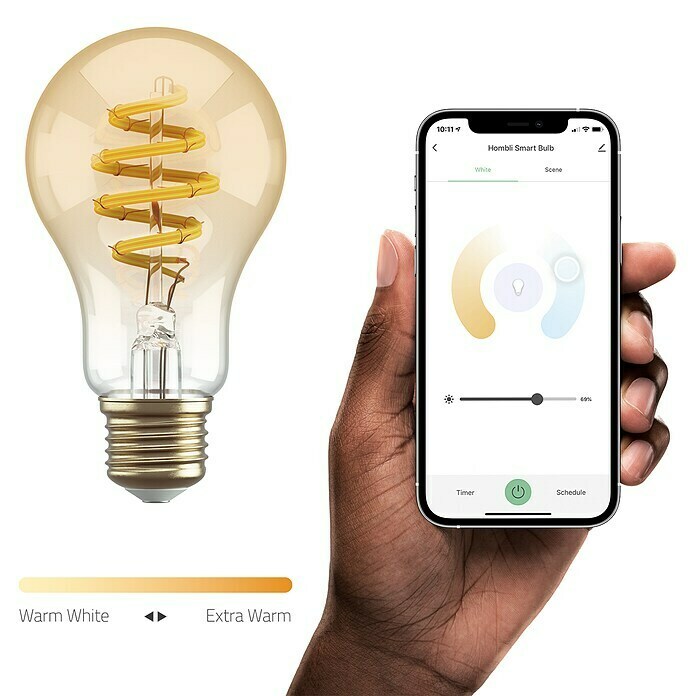 Osram LED Classic A – E27 1W, Rot, 100-240V, Ideal Als Deko-Leuchte