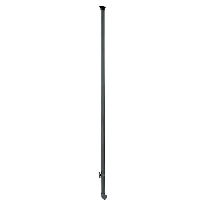 Regenfallrohr-Set - Passend für: Gardol Gerätehaus Pure Line, 2 Stk. - Bild einer höhenverstellbaren Tischsäule in Silber. Ideal für moderne Büros und Arbeitsbereiche.
