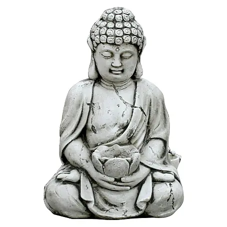 Figura decorativa Buda flor de loto