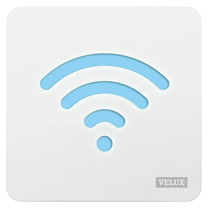 Velux App Control KIG 300 - Passend für: VELUX Solar- & Elektro-Produkte hergestellt seit 2007 - VELUX Smart Home-Steuerungseinheit mit WLAN-Symbol für die Verbindung zu VELUX-Produkten und die Steuerung von Dachfenstern.